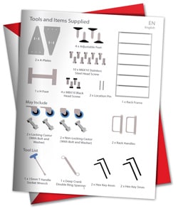 Racking assembly instructions